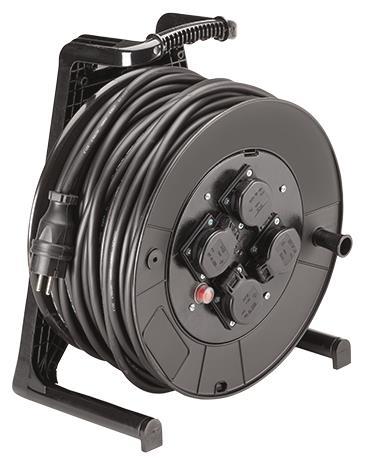 Bachmann KABELTR 4xCEE7/3 IP54 50m H07RN-F3G1,5 CEE7/7 Bachmann KABELTR 4xCEE7/3 IP54 50m H07RN-F3G1,5 CEE7/7